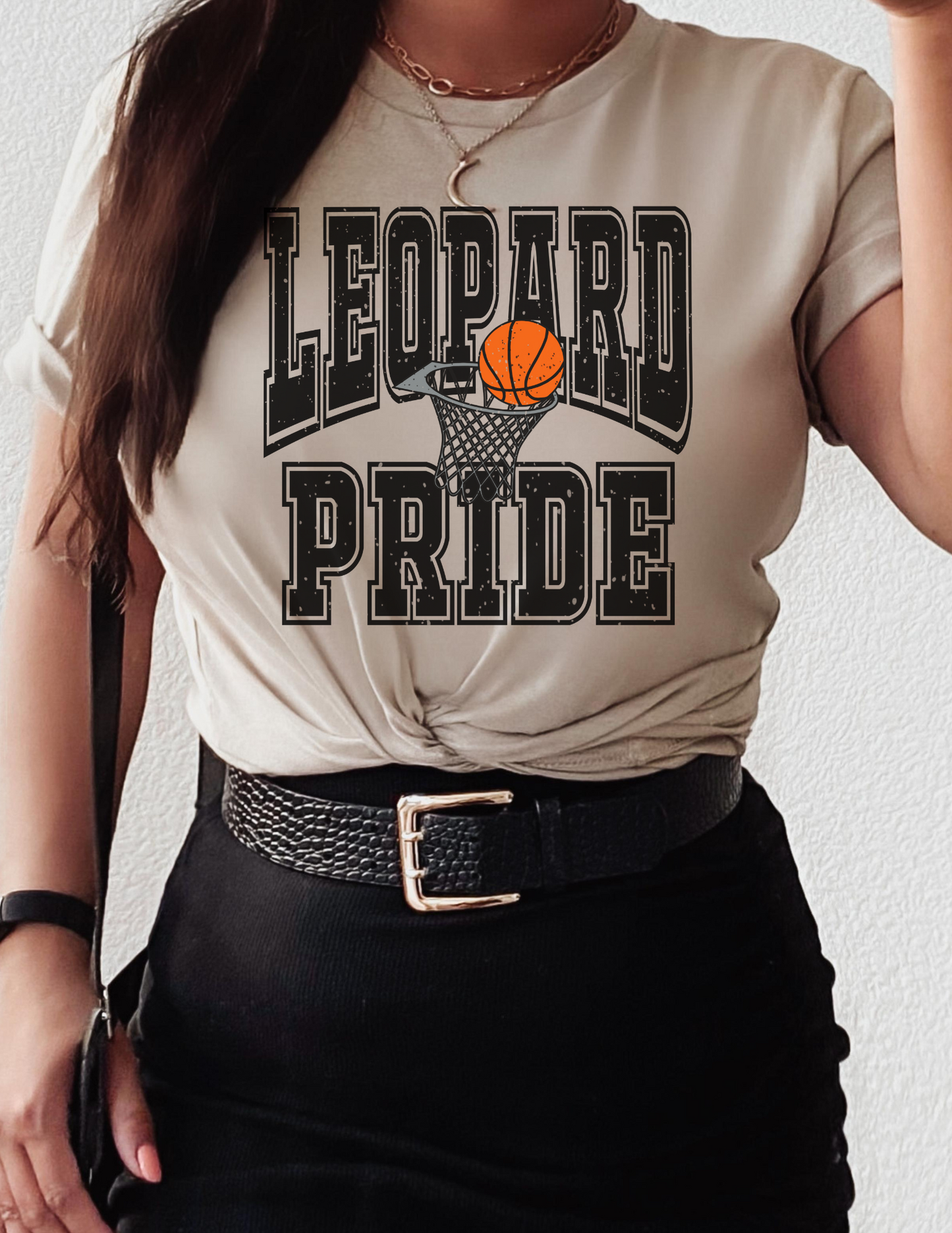 Leopard Basketball Black - Youth