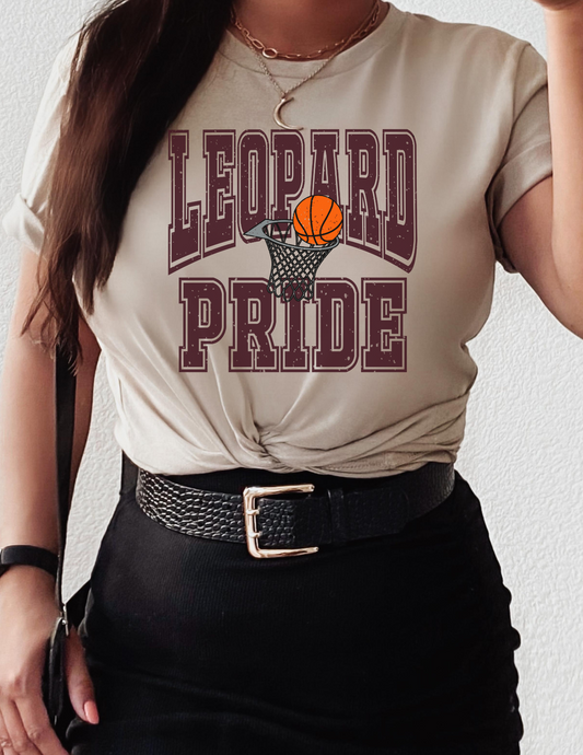 Leopard Basketball Maroon - Youth