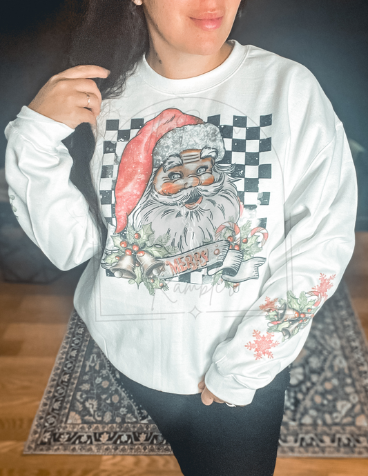 Checkered Santa